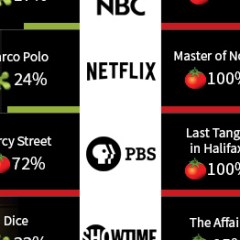 Best and Worst Reviewed Television Series by Network