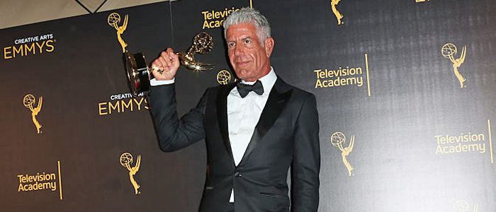 Anthony Bourdain: Parts Unknown 2016 Creative Arts Emmy Awards - Day 2 - Press Room (FilmMagic)