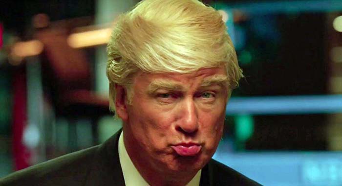 Alec Baldwin as Donald Trump for Saturday Night Live (NBC)