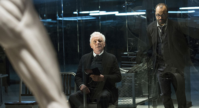 Westworld:Anthony Hopkins, Jeffrey Wright (John P. Johnson/HBO)