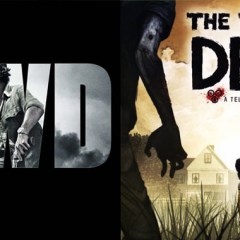 The Walking Dead tv show and video game (AMC/Telltale Games)