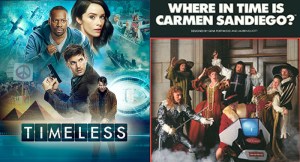 Timeless, Where in Time Is Carmen Sandiego? (NBC, Brøderbund)