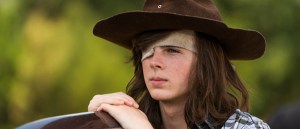 Chandler Riggs as Carl - The Walking Dead _ Season 7, Episode 5 (Gene Page/AMC)