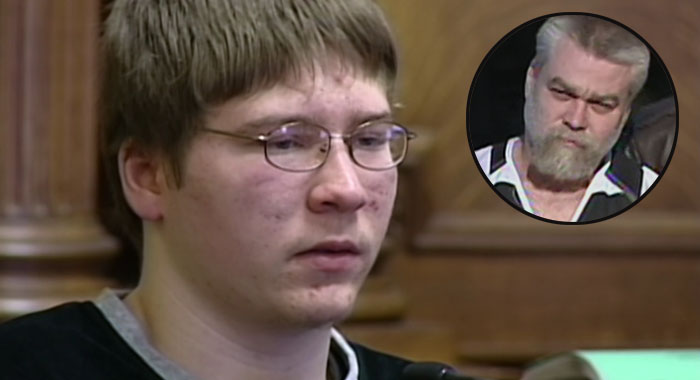 Making a Murderer's Brendan Dassey with Steven Avery inset (Netflix)