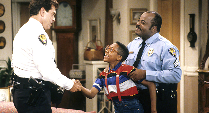 FAMILY MATTERS - BARRY JENNER, JALEEL WHITE, REGINALD VELJOHNSON (ABC Photo Archives/ABC via Getty Images)