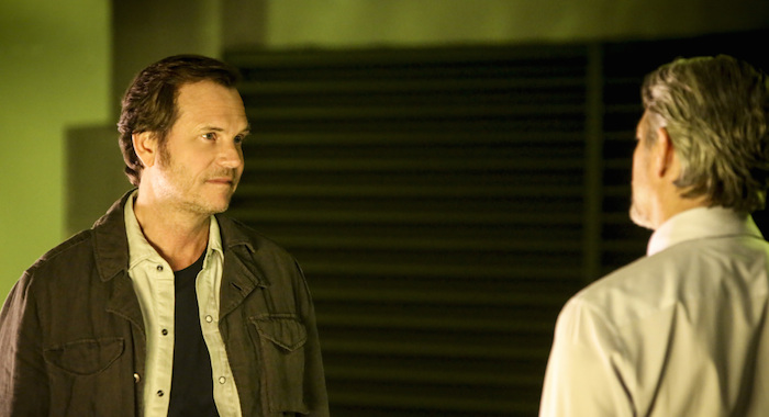 "Tehrangeles" -- Pictured: Bill Paxton as Frank Rourke. Kyle grows concerned that Frank's rogue tactics will put a kidnapped girl's life at even greater risk after a former member of Muammar Gaddafi's Amazonian Guard becomes involved in the deal and ups the stakes for the girl's return, on TRAINING DAY, Thursday, Feb. 9 (10:00-11:00 PM, ET/PT) on the CBS Television Network. Photo: Patrick McElhenney/CBS ÃÂ©2017 CBS Broadcasting, Inc. All Rights Reserved.