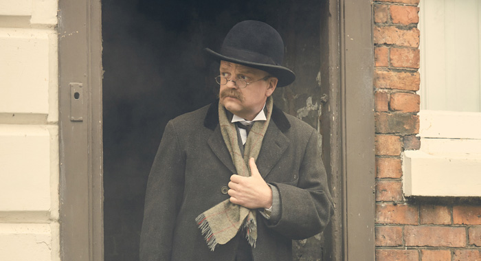 Toby Jones in Agatha Christie's The Witness for the Prosecution (Robert Viglasky/Agatha Christie Productions and Mammoth Screen)