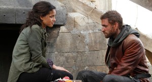 Emerald City - Adria Arjona as Dorothy, Oliver Jackson as Lucas -- (Photo by: Rico Torres/NBC)