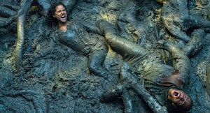 Emerald City - Adria Arjona as Dorothy, Oliver Jackson as Lucas -- (Photo by: David Lukacs/NBC)