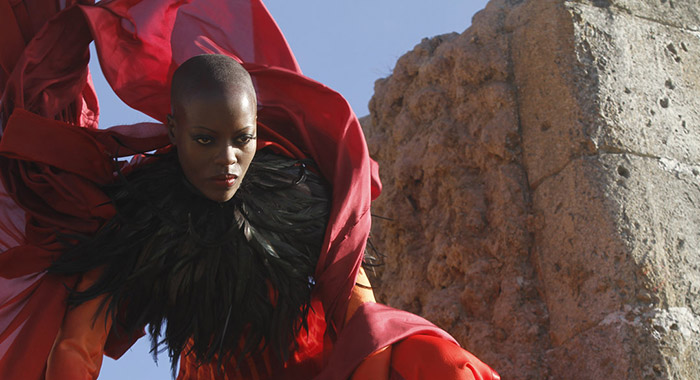 Emerald City - Florence Kasumba as Wicked Witch of the East -- (Photo by: Rico Torres/NBC)