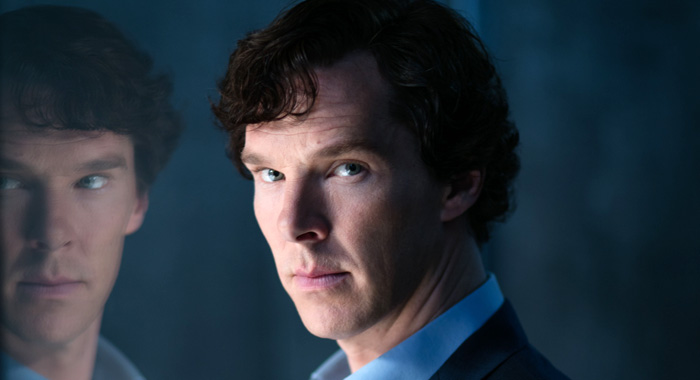 Sherlock star BENEDICT CUMBERBATCH (Courtesy of Laurence Cendrowicz/Hartswood Films & MASTERPIECE)