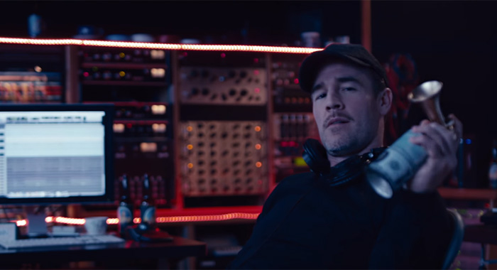 James Van Der Beek as Diplo in 'Day in the Life of Diplo' (YouTube/Diplo)