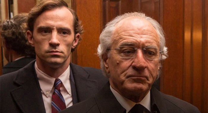 Robert De Niro stars as Bernie Madoff in Wizard of Lies (HBO)