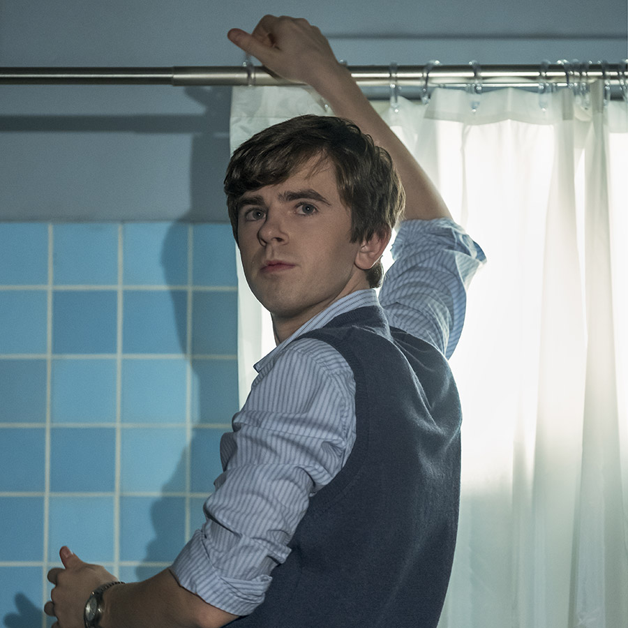 Freddie Highmore in Bates Motel (Cate Cameron/A&E)