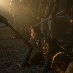 Steven Yeun in ep 701 The Walking Dead (Gene Page/AMC)