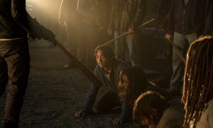 Steven Yeun in ep 701 The Walking Dead (Gene Page/AMC)