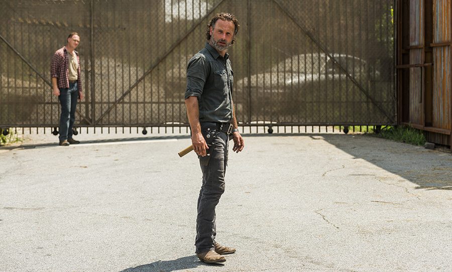 Andrew Lincoln in ep 709 The Walking Dead (Gene Page/AMC)