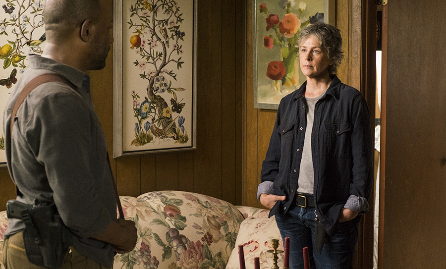 Lennie James, Melissa McBride in ep 708 The Walking Dead (Gene Page/AMC)