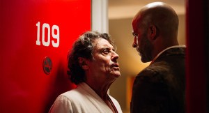 Ian McShane, Ricky Whittle in American Gods (Starz)
