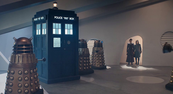 The TARDIS from Doctor Who