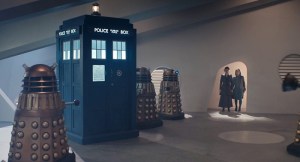 The TARDIS from Doctor Who