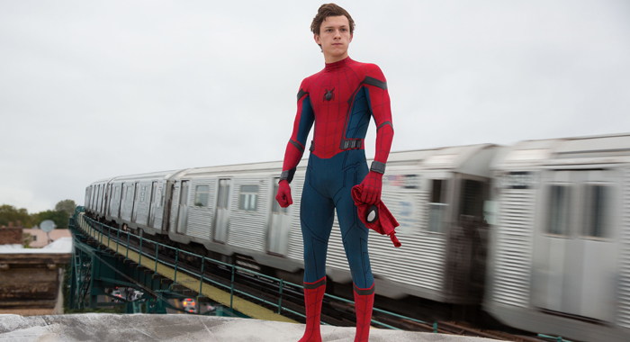 Tom Holland in Spider-Man: Homecoming