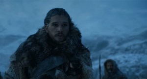 Kit Harington as Jon Snow in Game of Thrones season 7 trailer 2 screencap (HBO)