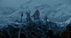 Kit Harington as Jon Snow in Game of Thrones season 7 trailer 2 screencap (HBO)