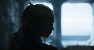 Emilia Clarke as Daenerys Targaryen in Game of Thrones season 7 trailer 2 screencap (HBO)