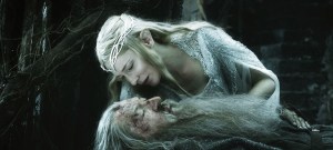 THE HOBBIT: THE BATTLE OF THE FIVE ARMIES, from top: Cate Blanchett, Ian McKellen as Gandalf, 2014. ©Warner Bros./courtesy Everett Collection