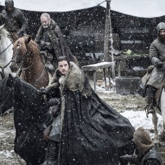 Game of Thrones, season 7: Episode 62 (season 7, episode 2), debut 7/23/17: Liam Cunningham, Kit Harington (Helen Sloan/courtesy of HBO)