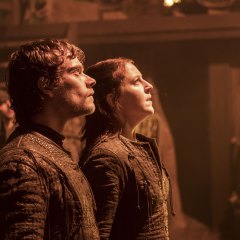 Game of Thrones, season 7:Alfie Allen as Theon Greyjoy and Gemma Whelan as Yara Greyjoy – Photo: Helen Sloan/HBO