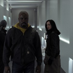 Charlie Cox, Mike Colter, Krysten Ritter in Marvel's The Defenders (Courtesy of Netflix)