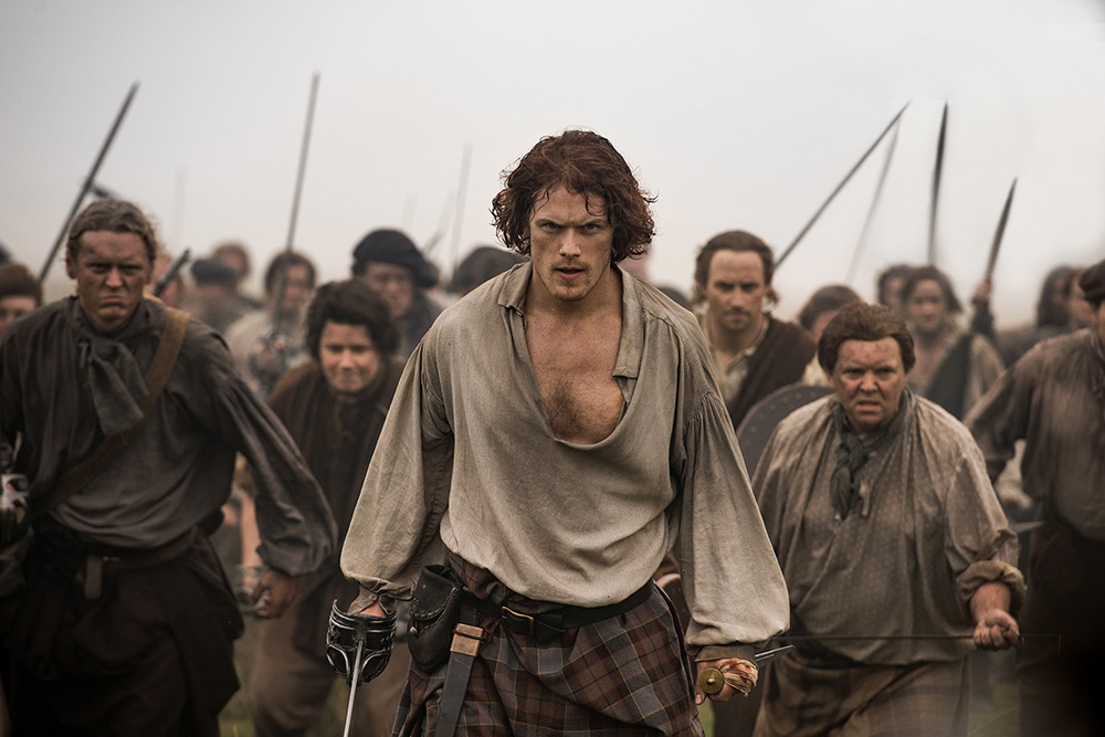 Sam Heughan in Outlander (Starz)