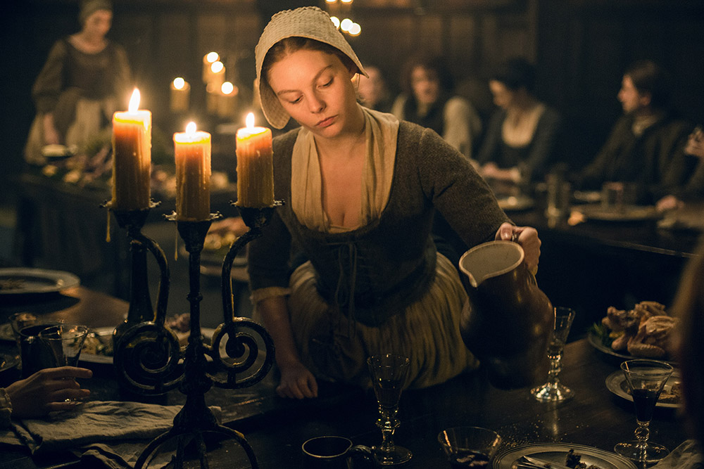Nell Hudson in Outlander Season 2 2016 (Starz)