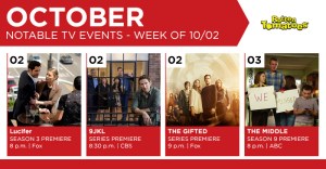 TV Calendar for the Week of October 2