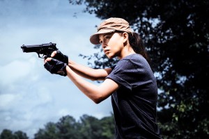 Christian Serratos as Rosita Espinosa - The Walking Dead _ Season 8, Gallery - Photo Credit: Carlos Serrao/AMC
