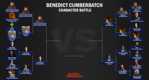 Doctor Stephen Strange Marvel Cinematic Universe Necromancer Sauron The Hobbit series Grinch The Grinch (Nov. 9, 2018 release) tiger photo standing in for Shere Khan (courtesy of Getty) Alan Turing The Imitation Game Thomas Edison The Current War Peter Guillam Tinker Tailor Soldier Spy Classified Penguins of Madagascar Hamlet National Theatre Live Richard III The Hollow Crown Smaug The Hobbit series Severus Snape The Simpsons Khan Star Trek: Into Darkness Sherlock Holmes Sherlock Patrick Melrose Patrick Melrose (premieres 5/12) Julian Assange The Fifth Estate (Walt Disney Pictures; Warner Bros.; Todd Antony/Hartswood Films 2016 for MASTERPIECE; The Weinstein Company)