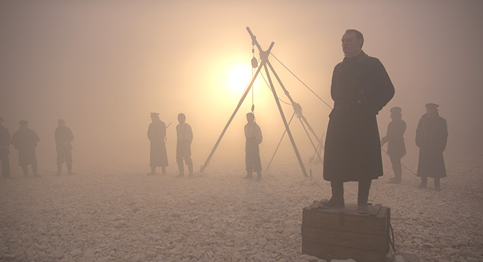 Jared Harris as Francis Crozier, Adam Nagaitis as Cornelius Hickey - The Terror _ Season 1, Episode 8 - Photo Credit: AMC