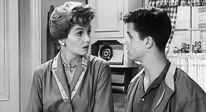 LEAVE IT TO BEAVER, (from left): Barbara Billingsley, Tony Dow, 1957-63.