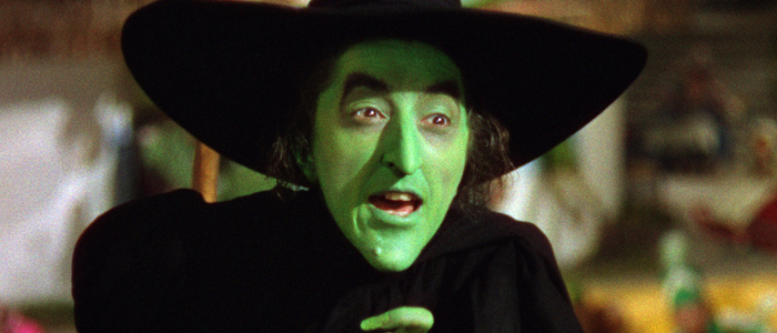 Margaret Hamilton as the Wicked Witch of the West in The Wizard of Oz