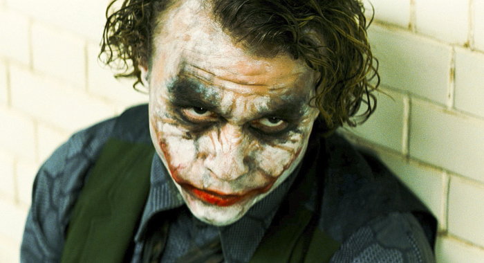 Heath Ledger as the Joker in The Dark Knight (2008)