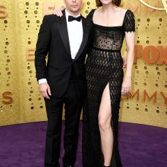 LOS ANGELES, CALIFORNIA - SEPTEMBER 22: (L-R) Sam Rockwell and Leslie Bibb attend the 71st Emmy Awards at Microsoft Theater on September 22, 2019 in Los Angeles, California. (Photo by Frazer Harrison/Getty Images)