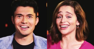 <em>Last Christmas</em>‘s Emilia Clarke and Henry Golding Play “Name the Review”: Christmas Edition