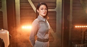 Pictured: Isa Briones of the CBS All Access series STAR TREK: PICARD. Photo Cr: James Dimmock/CBS Â©2019 CBS Interactive, Inc. All Rights Reserved.