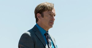Bob Odenkirk as Jimmy McGill, Michael Mando as Nacho Varga - Better Call Saul _ Season 5 - Photo Credit: Greg Lewis/AMC/Sony Pictures Television
