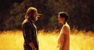 DEVS -- Pictured: (l-r) Nick Offerman as Forest, Sonoya Mizuno as Lily. CR: Raymond Liu/FX
