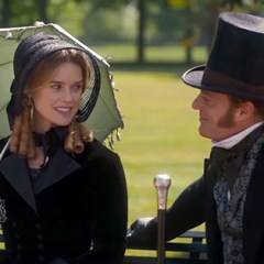<em>Belgravia</em> Exclusive Sneak Peek: Alice Eve Plays with Fire in Julian Fellowes’ <em>Downton Abbey</em> Follow-up