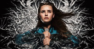 First Look Photos: Katherine Langford Stars in <em>Cursed</em>