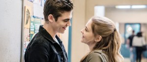 Hero Fiennes Tiffin and Josephine Langford in After